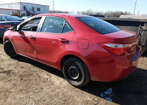 2016 Toyota Corolla Le from USA, damaged, VIN 2T1BURHE1GC672120